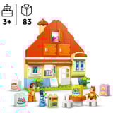 LEGO 10459 DUPLO Bluey Blueys Familienhaus mit Memory-Spiel, Konstruktionsspielzeug 