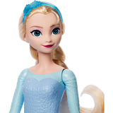 Mattel Disney Die Eiskönigin Spin und Reveal Elsa Modepuppe mit 11 Überraschungen 
