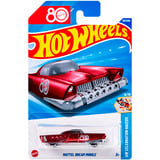 Mattel Hot Wheels 80 Jahre Dream Mobile Sonderedition Spielzeugauto im Maßstab 1:64, Modellfahrzeug rot