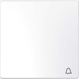 Merten Wippe mit Kennzeichnung Klingel für Wechselschalter Kreuzschalter und Taster Einsatz weiß, Retail