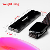 Patriot Transporter Lite SSD 2 TB, Externe SSD schwarz, USB-C 3.2 Gen 2 (10 Gbit/s)