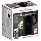 ProfiCook PC-WKS 1243, Wasserkocher schwarz