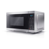 SHARP YC-MG02E-S, Mikrowelle silber/schwarz