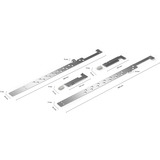 Siemens Befestigungsschiene SZ38BI01 für aufgedoppelte Möbelfronten