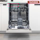 Telefunken GET6012DI, Spülmaschine silber/schwarz, 60 cm