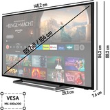 Toshiba 65UF3D63DA, LED-Fernseher 164 cm (65 Zoll), schwarz, UltraHD/4K, SmartTV, HDR