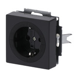 0 Objektsteckdose 20 Euro-Steckdosen-Anschluss (Typ F) anthrazit, Retail