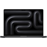 Apple Apple MB Pro 16 M4 Max 16C 128/4/140W/NANO/GR/BK/CTO, Notebook schwarz, 128 GB, 4 TB (4 TB SSD), M4 Max, MacOS, Griechisch, Nanotexturglas