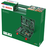 Bosch Heimwerken & Garten Werkzeug Set, 63-teilig, Werkzeug-Set grün, mit Werkzeugkoffer