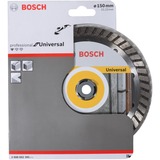 Bosch Professional Diamanttrennscheibe Standard for Universal Turbo, Ø 150mm Bohrung 22,23mm