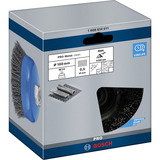 Bosch Professional PRO Metal clean Topfbürste, Ø 100mm 0,5mm Stahldraht, M14, für Winkelschleifer