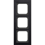 Busch-Jaeger Abdeckrahmen 1723-275, Abdeckung schwarz, Retail