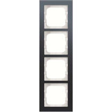 Busch-Jaeger Abdeckrahmen 4-fach grau, Retail