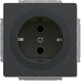 Busch-Jaeger Objektsteckdose 20 Euro-Steckdosen-Anschluss (Typ F) anthrazit, Retail