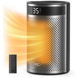 DREO Heizlüfter Atom 416 schwarz/silber