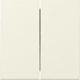 Gira zweiteilige Wippe zweifach weiß, Retail