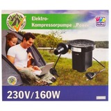 Happy People Elektro-Kompressorpumpe Power 230 Volt / 150 Watt, Luftpumpe schwarz
