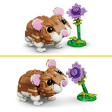 LEGO 31376 Creator 3-in-1 Niedlicher Hamster mit Blume, Konstruktionsspielzeug 