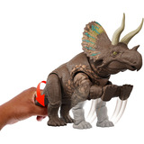 Mattel Jurassic World Gigantic Thrashers Eotriceratops, Spielfigur 