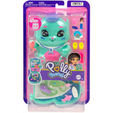 Mattel Polly Pocket Matrosenkatze Schatulle Spielset mit Puppe und Kätzchen 