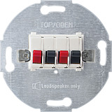 Merten Lautsprechereinsatz zwei-fach weiß, Retail