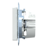 Merten Schutzkontakt-Steckdose mit erhöhtem Berührungsschutz weiß (glänzend), Retail