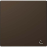 Merten Wippe mit Kennzeichnung Klingel für Wechselschalter Kreuzschalter und Taster Einsatz System Design bronze, Retail