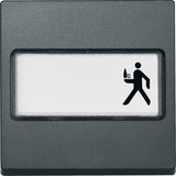 Merten Wippe mit Schriftfeld anthrazit, Retail