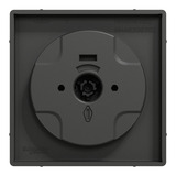 Merten Zentralplatte mit Drehknopf für Dimmer, Typ MEG5250-6034, lackierter Thermoplast anthrazit, Retail