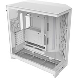 NZXT H9 Flow , Tower-Gehäuse weiß (matt), Tempered Glass x 2