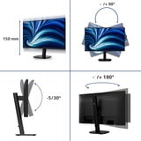 Philips 27B2N3200A, LED-Monitor 68.5 cm (27 Zoll), schwarz, FullHD, IPS, DP, HDMI, 120Hz Panel