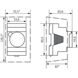 Theben Analoge Zeitschaltuhr SYN 161 d Tagesprogramm, 1 Kanal