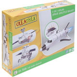 VEDES Solar 3 in 1 Spaceshuttle Bauset mit Solarbetrieb, Modellbau 