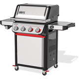 Weber Gasgrill Spirit SP-435 GBS edelstahl, 13,78 kW, mit Sear Zone und Seitenbrenner, Modell 2025