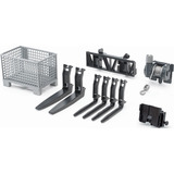 bruder Zubehör Gitterpalette Seilwinde Frontlader, Adapter 