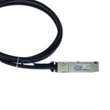 BlueOptics BlueLAN Direct Attach Kabel kompatibel zu Allied Telesis AT-QSFP28-1CU QSFP28 schwarz, 1 Meter