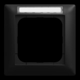 Busch-Jaeger Abdeckrahmen 1-fach 1721 NSK-915 schwarz, Retail