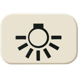 Busch-Jaeger Tastersymbol 2525 LI, Rahmen weiß, Retail