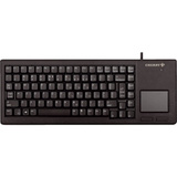 CHERRY XS Touchpad Keyboard G84-5500, Tastatur schwarz, DE-Layout, Rubberdome