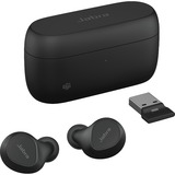 Jabra Evolve2 Buds, Kopfhörer schwarz, MS, USB-A, Bluetooth