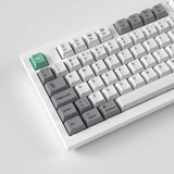 Keychron Cherry-Profile Dye-Sub PBT Full Keycap-Set - Gray White Mint, Tastenkappe weiß/mint, 137 Stück, DE-Layout (ISO)