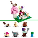LEGO 21253 Minecraft Das Tierheim, Konstruktionsspielzeug 