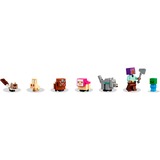 LEGO 21253 Minecraft Das Tierheim, Konstruktionsspielzeug 