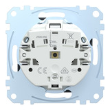 Merten Schutzkontakt-Steckdose mit Überspannungsschutz und Beschriftungsfeld, Unterputz, 16 Ampere anthrazit, Retail