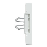 Merten Zentralplatte polarweiß glänzend für USB Ladestation Einsatz Typ MEG4367-0319 weiß (glänzend), Retail