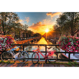 Ravensburger Feel Well & Puzzle - Fahrräder in Amsterdam 200 Teile