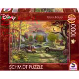 Schmidt Spiele Thomas Kinkade Studios: Disney -  The Fox and the Hound, Puzzle 1000 Teile