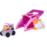 Spin Master Paw Patrol - Pup Squad Launcher mit Skye und Henrietta Fahrzeugen, Spielfahrzeug 