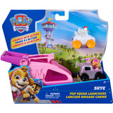 Spin Master Paw Patrol - Pup Squad Launcher mit Skye und Henrietta Fahrzeugen, Spielfahrzeug 
