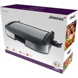 Steba BBQ Tischgrill VG 195, Elektrogrill schwarz, 2.200 Watt